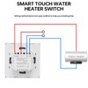 Acmerota Smart Immersion Heater Timer Switch,Black Smart Water Heater Timer