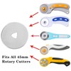 8 Pcs Rotary Cutter Blades 45mm, Replacement Rotary Cutter Circular,