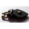 Leather Strap Set with Buckle Brass Rivets 5 Pack for