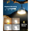 Eventek Solar Camping Lights 10000mAh, Rechargeable Solar Camping Lantern Up