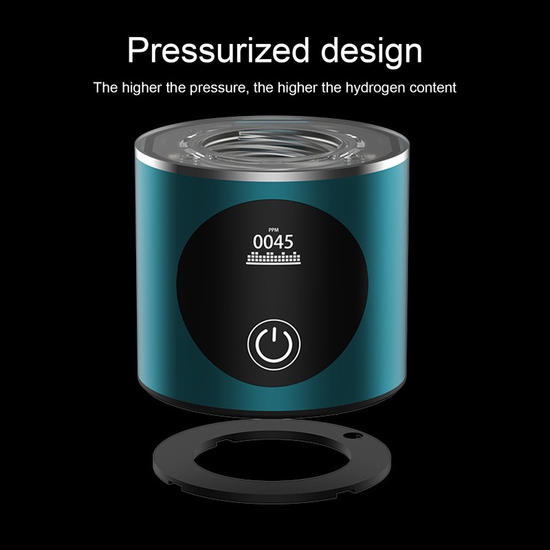 Hydrogen Water Bottle 3000PPB 280ML Portable Hydrogen Water Generator with