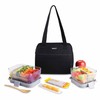 PackIt Freezable Hampton Insulated Lunch Bag - Black