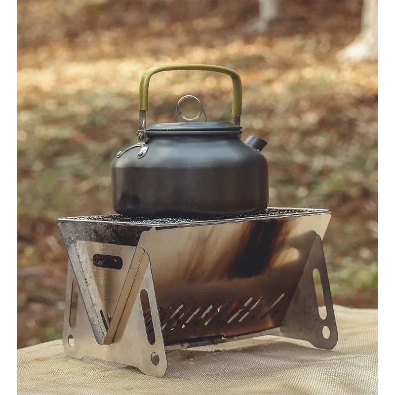 ANCL Barbecue Stove, Mini Bonfire Stand, Compact, Solo Can (Stove)