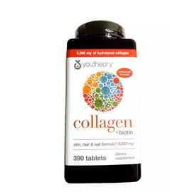 Youtheory Collagen + Biotin (390) tablets Exp 04/2026