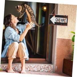 CIYODO Rustic Wooden Wall Sign Plaque One Way Wall Art for Home Decoration Durable and Lightweight for Living Room Kitchen Outdoor Use Fine Craftsmanship Printing