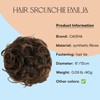 Prettyshop Hair Piece Up do Bride Hairstyle Voluminous Curled Untidy