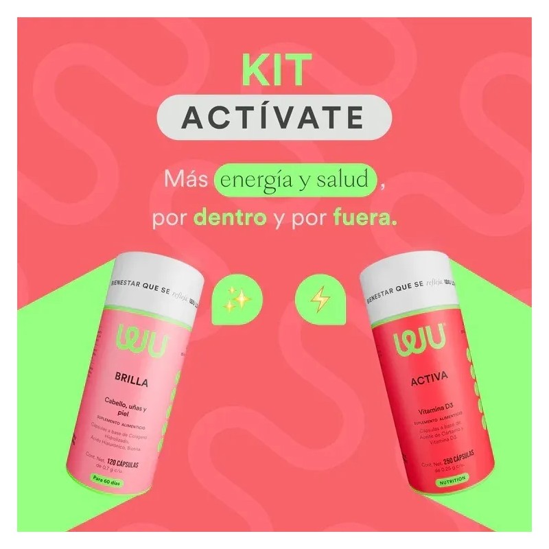 Kit Activate | Brilla + Activa | Wu | Biotina