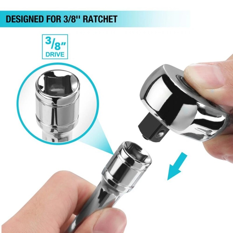 DURATECH 5/8" Swivel Magnetic Spark Plug Socket Thin Wall Spark