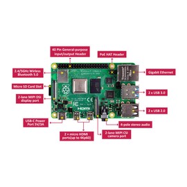 Raspberry Pi 4 Computer Model B 2GB Raspberry Pi 4 Raspberry Pi 4 with TELEC Certified Technical Compliance Mark (Raspberry Pi 4 2GB)