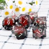 Haxtec DND Dice Set Sharp Edge Resin Dice Set with