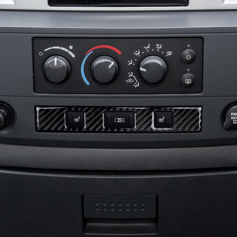 BRMYL Seat Control Panel Decals for 2006 2007 2008 Dodge