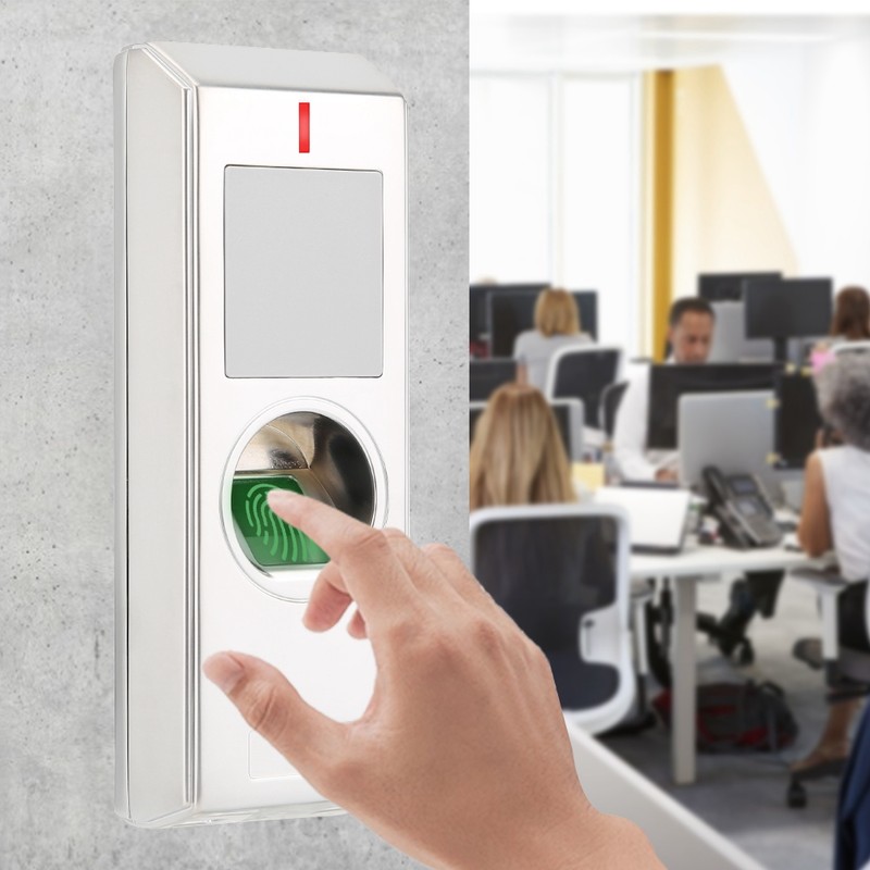 Metal IP66 Waterproof Fingerprint Access Controller Door 125KHZ ID Card