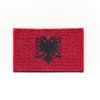 60 x 35 mm Albania Tirana Flag Europe Sew-On /