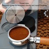 51mm Coffee Tamper Stainless Steel Spring Design Coffee Powder Hammer