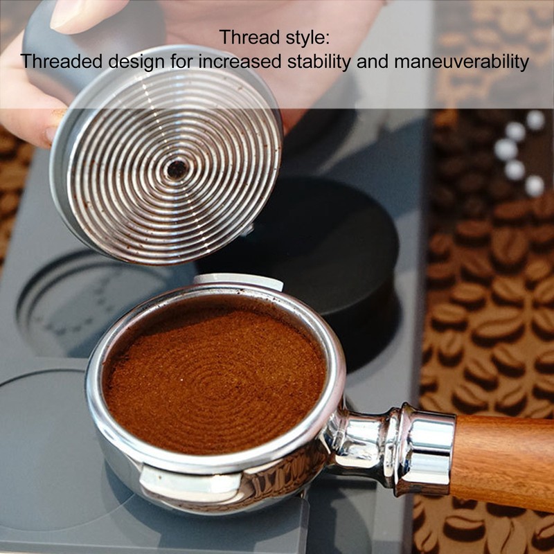 51mm Coffee Tamper Stainless Steel Spring Design Coffee Powder Hammer