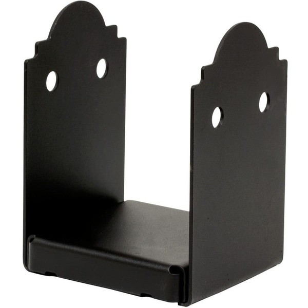Simpson Strong-Tie Outdoor Accents Mission Collection ZMAX, Black Powder-Coated Post