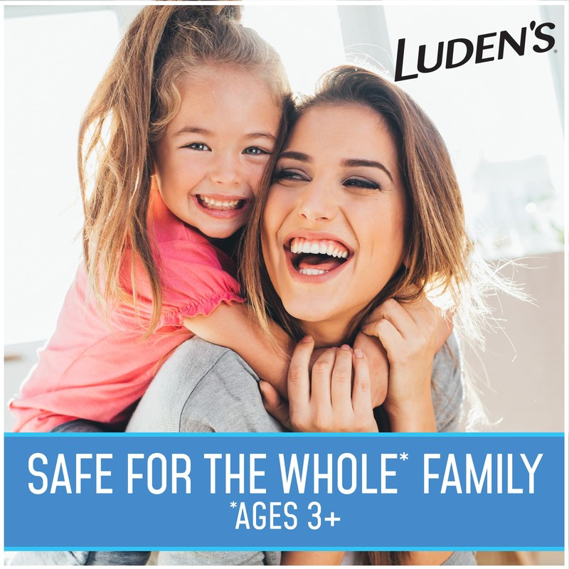 Luden's Sugar Free Wild Cherry Throat Drops, Sore Throat Relief,