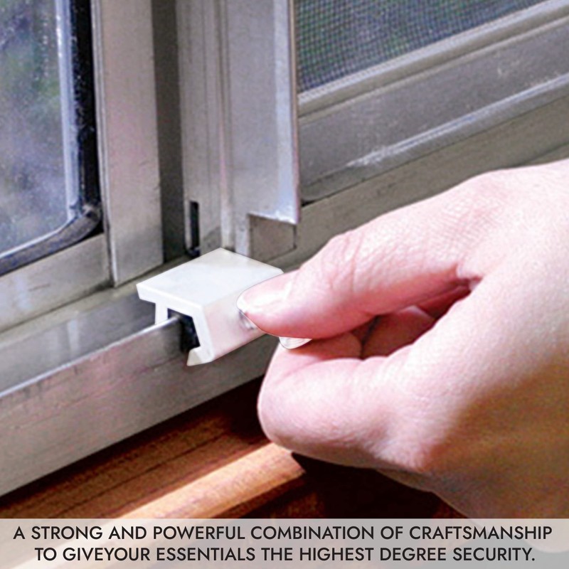 NU-SET Lock | Sliding Window Lock | 6 Pack Thumb