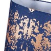 Modern and Unique Navy Midnight Blue Cotton Fabric Lamp Shade