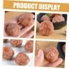 SUPVOX 5pcs Artificial Beef Meatball Model Fake Food Toy Realistic