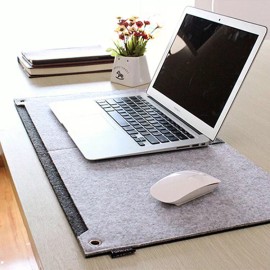 Unbranded Non-Slip Large Felt Desk Mat (31.5 X 11.8 Inches) Desk Pad with Grip