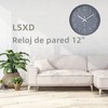 LSXD Reloj de Pared Grande de 12 Pulgadas, Relojes Pared