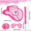Jexine Cowgirl Hat Piñata Bundle with a Blindfold and Bat