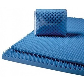 LUMEX Convoluted Foam Mattress Pads Size: Full, Thickness: 2"
