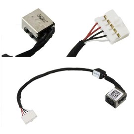 ALIXCE AC DC Power Jack Socket Cable Harness for Dell Latitude 13 7347, 13 7348, 13 7350, 13 7351, Inspiron 14 14-5447 14-5448 5-Wire K8WDF 0K8WDF CN-0KBWDF-GT074 2oz-02R5-A00 CN-00P7G3-GT074
