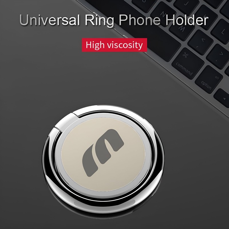 Ultra-Slim Phone Ring Holder with Magnetic Car Mount - Secure