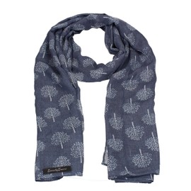 SwankySwans Mulberry Tree Celebrity Designer Scarf Womens Scarf Shawl Wrap Ladies Long Scarf (Denim Blue)