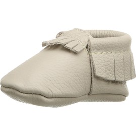 Freshly Picked Soft Sole Classic Moccs, Sizes 1-7, Multi-Color (Birch Ivory)