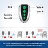 TOPENS M12 Handheld Transmitter Remote Control 4-Channel Transmitter for Automatic