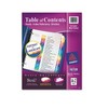 Avery Ready Index Table of Contents Dividers, 26-tab, 1 Set (11125) 5 Sets