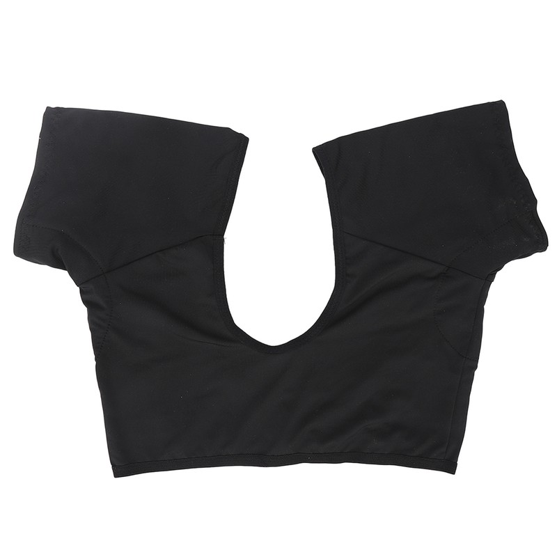 Underarm Sweat Vest Black Breathable Washable Quick Drying Armpit Sweat