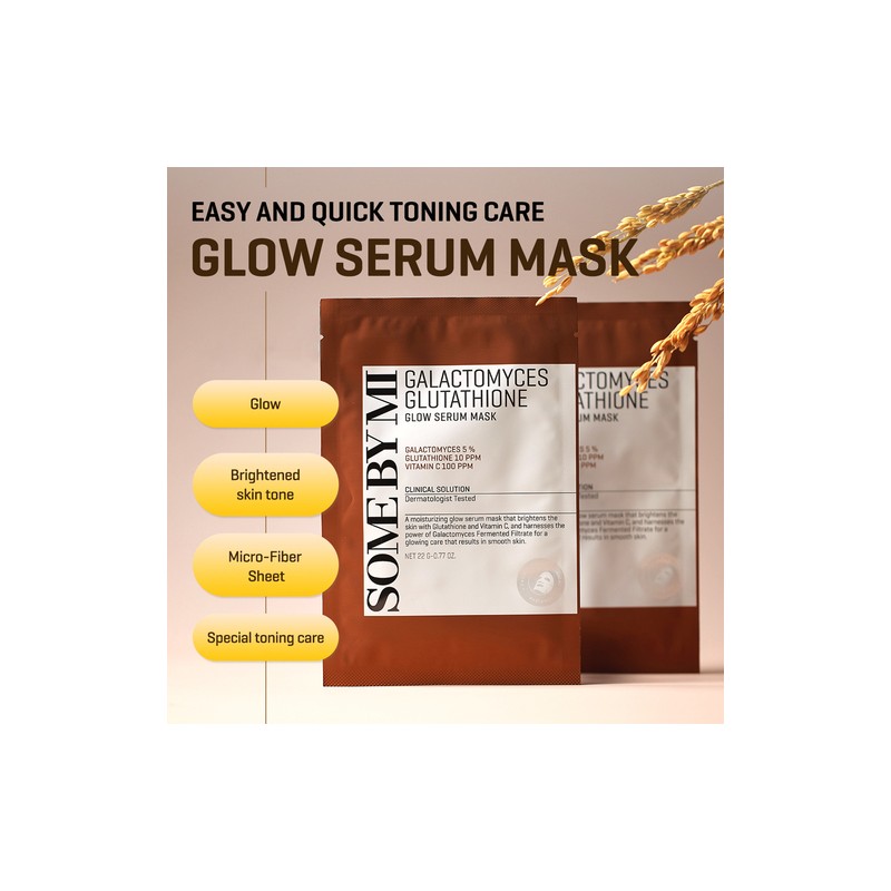 SOME BY MI [SOME BY MI]Galactomyces Glutathione Glow Serum Mask