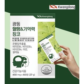 Gingko leaf extract nutritional supplement to improve blood circulation, about 2 months / 은행잎추출물 영양제 혈행개선 징코 약2개월