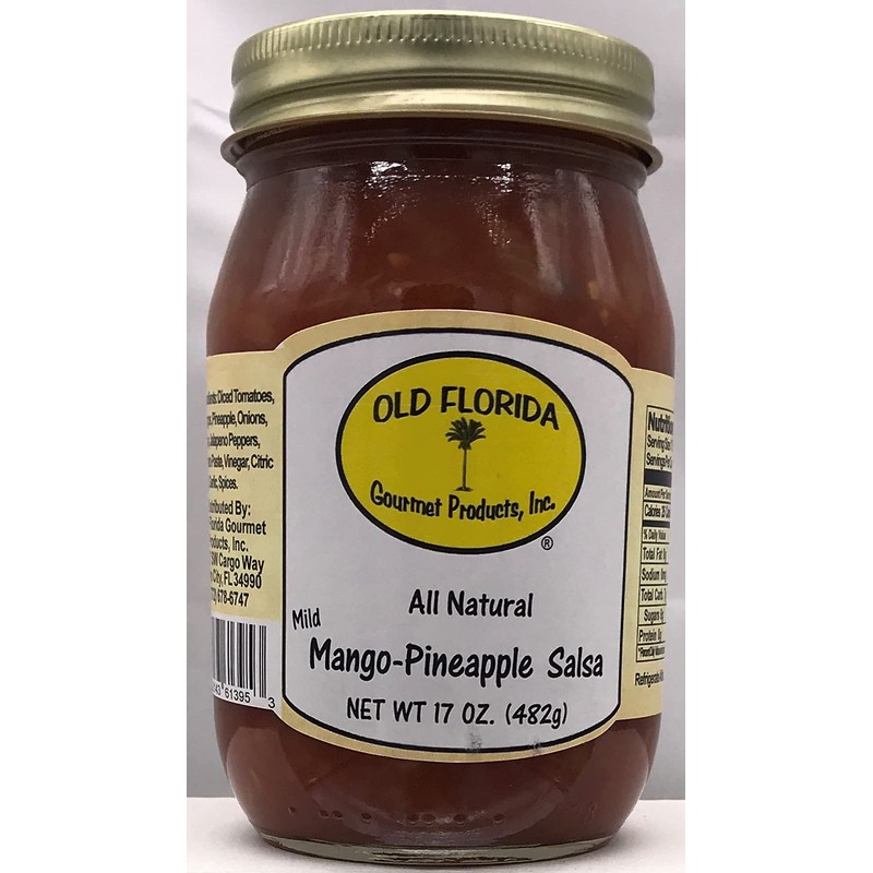 Old Florida Gourmet Mild Mango Pineapple Salsa - PACK OF