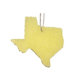 ChicWick Car Candle Lemon Drop Texas Shape Car Freshener Fragrance