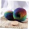 SHINEOFI 2sets Knitting Yarn Wool Yarn for Sweaters Scarves and