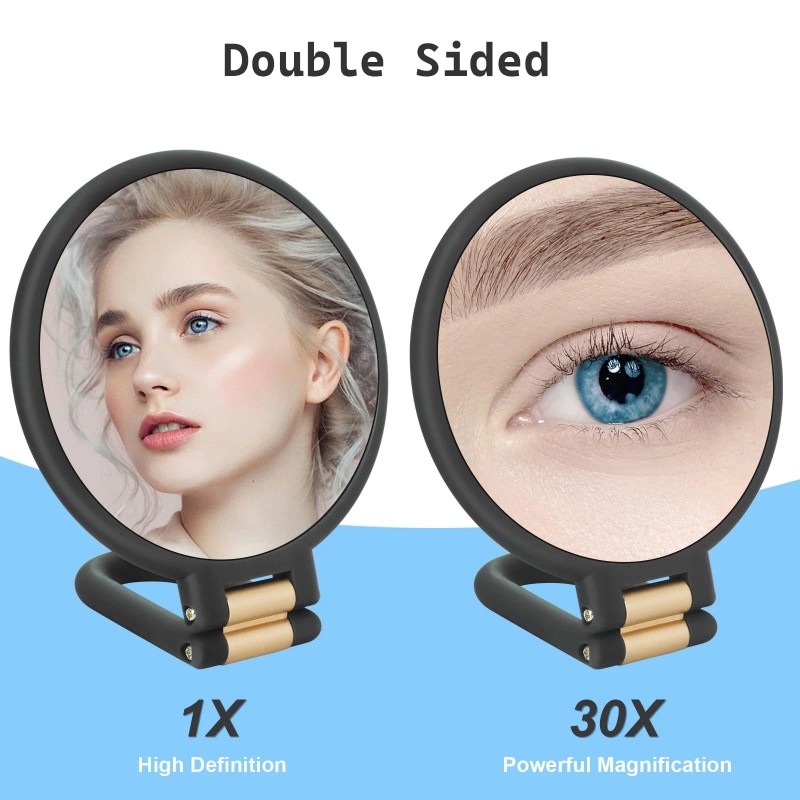 Sifolo 30x Magnifying Mirror, Travel Hand Mirrors with Handle -