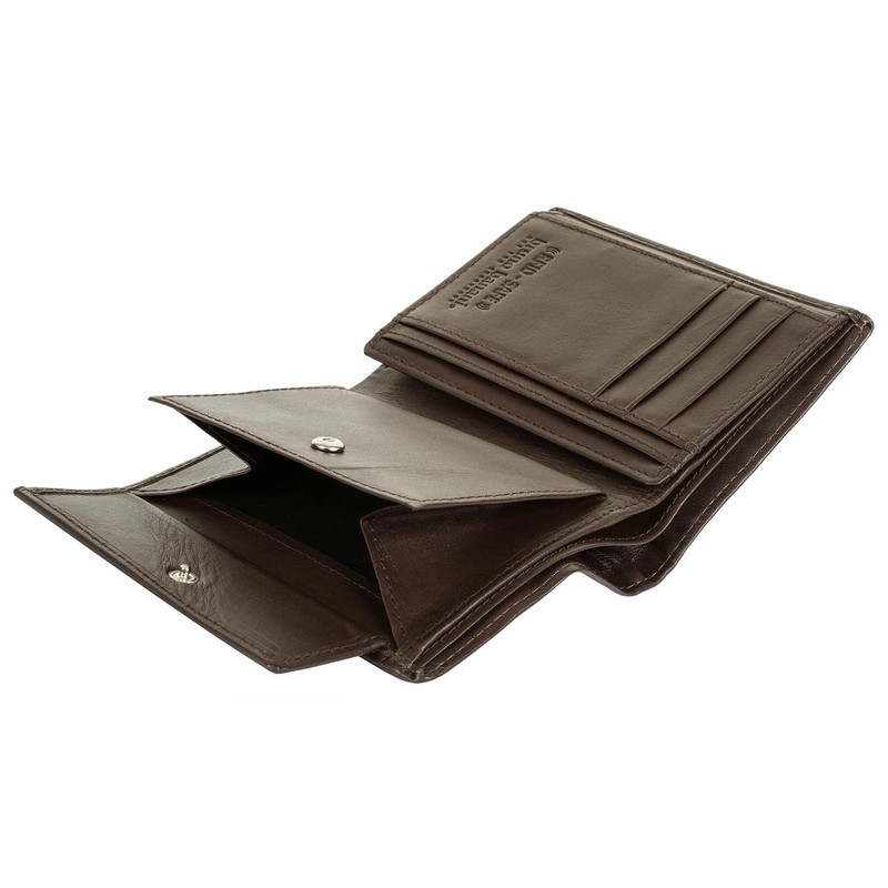 bruno banani Genuine Leather Men's Wallet RFID Protection, Pocket Size,