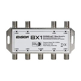 Edision DISEQC 8x1, DiSEqC Switch 8/1, 8 Sat to 1 Stb