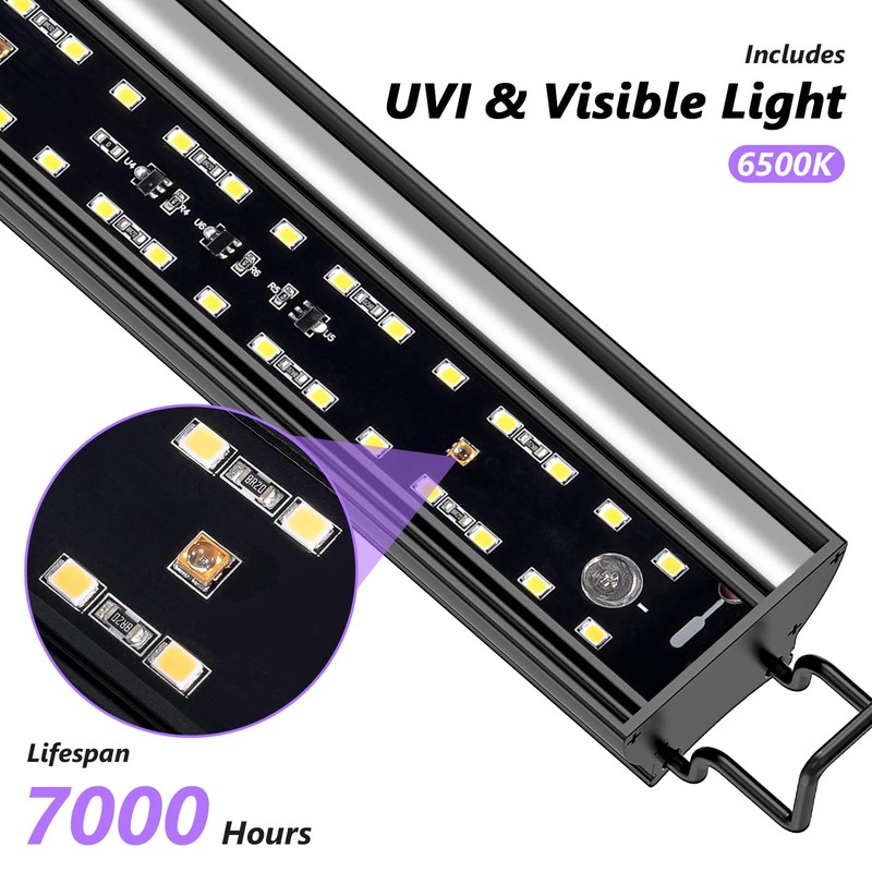 REPTITRIP 16-INCH LED UVB Light for Reptiles, LED Reptile Light