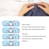 4pcs Crochet Hook Case Waterproof 600D Oxford Fabric Knitting Needle