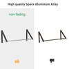 Anjuer Retractable Clothes Rack - Wall Mounted Folding Clothes Hanger