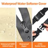 SUNICO Outdoor Water Softener Insulation Cover, 10''D x 54''H, Beige