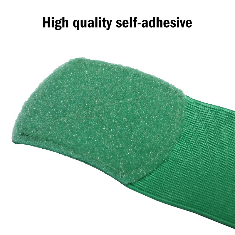 WISEPLAYERFC Football Shin Pad Strap - 2 Elastic Bands for