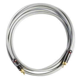 SKW 6.6ft RCA Male to Male Multi Shielding Subwoofer Cable with Oxygen Free Copper Inner Conductor for Home Theater HDTV Box Amplifier AV Receiver Speaker