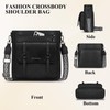 RAINSMORE Cross Body Bag Women Soft PU Leather Women's Cross-body